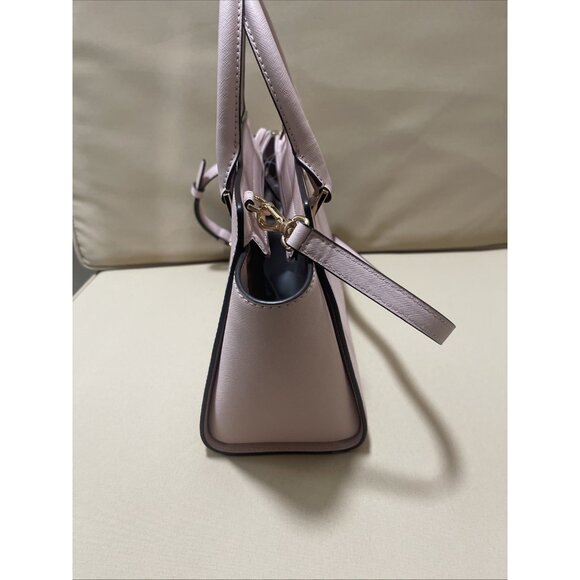 NWT MICHAEL KORS Selma Medium Top-Zip Satchel – Blossom Pink Saffiano $398 - Picture 6 of 9